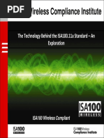 ISA100 Wireless Compliance Institute: The Technology Behind The ISA100.11a Standard - An Exploration