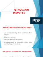 Construction Disputes