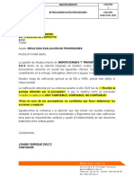 Formato Carta Retroalimentacion Proveedores