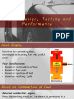 Engine Design, Testing and Performance