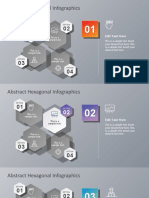 Abstract Hexagonal Infographics: Edit Text Here