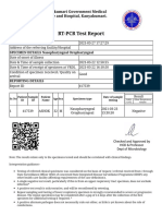RT-PCR Test Report: Kanyakumari Government Medical College and Hospital, Kanyakumari