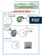 Longitud de Arco para Cuarto de Secundaria