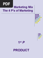 Marketing Mix - PRODUCT - 1