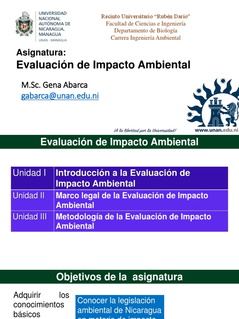 Evaluación de Impacto Ambiental y Manejo | PDF | Evaluación de impacto ...