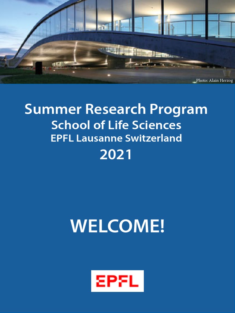 EPFL Summer Research Guide | PDF | Switzerland | Banks