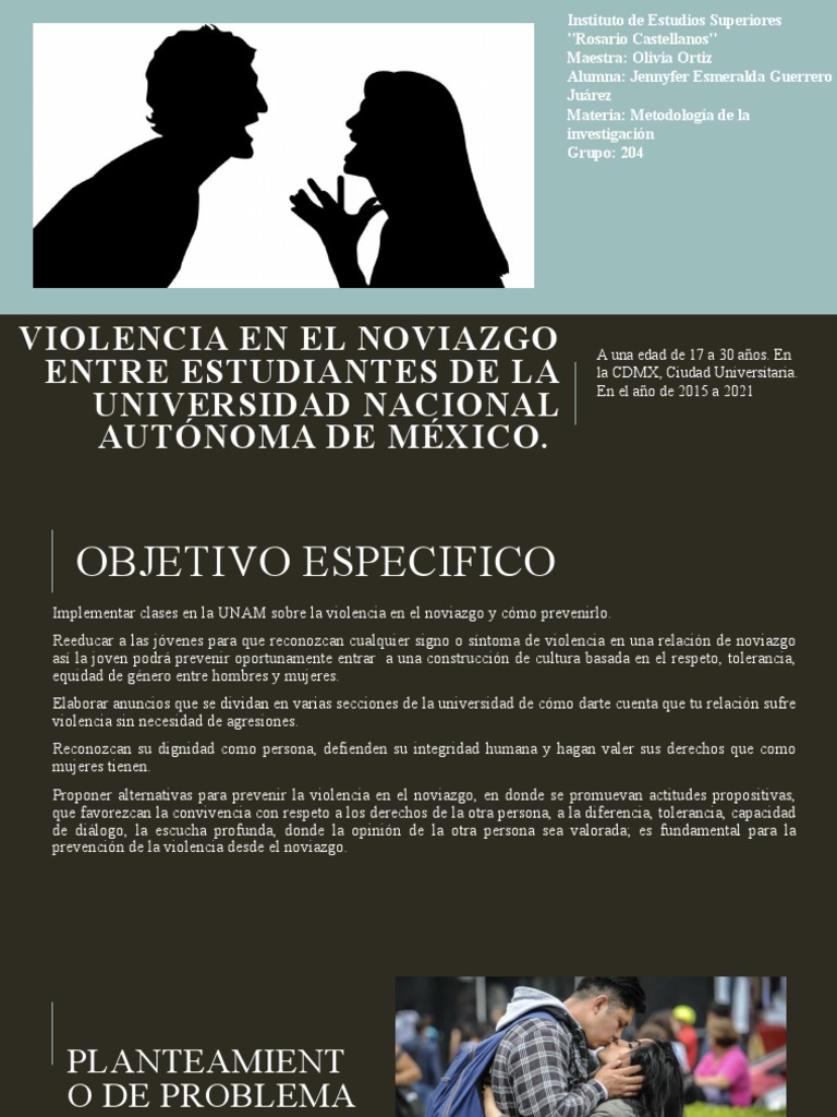 Violencia en El Noviazgo - Final | PDF | Violencia | Estadísticas