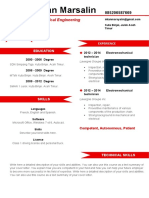 (General Resume) Creative Resume With One-Page 02