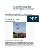 Railway Semaphore Signal: Trivia