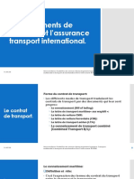 Les documents de transport et l'assurance transport international VDif