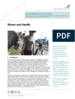 Stress and Health: Exploring The Social Determinants of Health Series