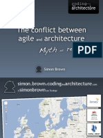 The Conflict Between Agile and Architecture - Simon Brown