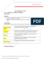 Creación de Tablas y Objetos de Base de Datos con SQL