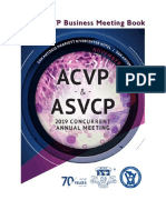 ACVP 2019 Business Meeting Book Highlights Key Events