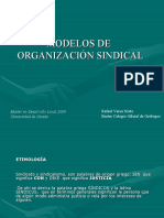 Modelos de Organizacion Sindical