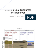 Defining Coal Resources and Reserves