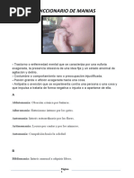 Diccionario de Manias