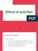 Presentation of Effects of Acid
