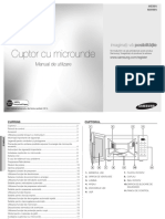 Manual Instrucțiuni Cuptor Microunde Samsung