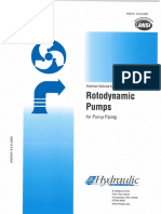 Ansi Hi 966 2009 Rotodynamics Pumps For Pump Piping