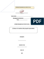 Formato Del Informe Preliminar