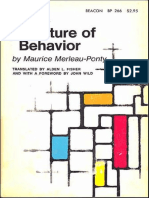Merleau Ponty Maurice The Structure of Behaviour 1963