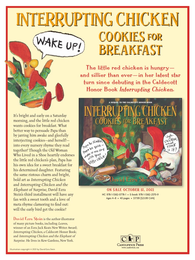 Interrupting Chicken: Cookies For Breakfast Press Kit | PDF | Books