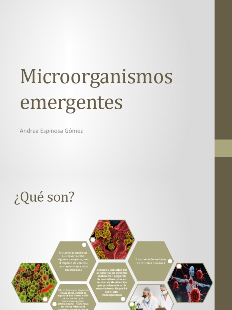Microorganismos emergentes en alimentos | PDF | Diarrea | Seguridad ...