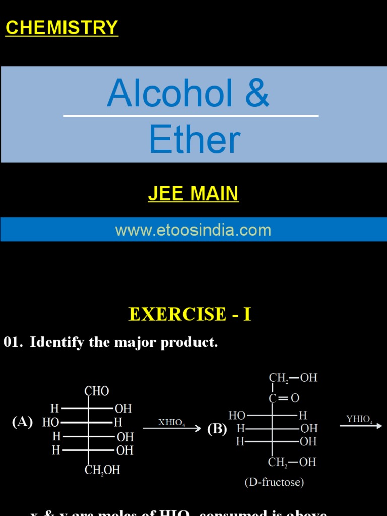Alcohol & Ether | PDF | Ethanol | Aldehyde