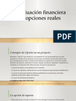 Evaluación Financiera Con Opciones Reales