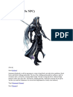 Sephiroth (3.5e NPC) : Medium