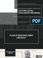 REGIONALISMO CRÍTICO