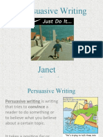 Persuasive Writing 2