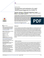 Development and Evaluation of A Rapid CRISPR-based Diagnostic For COVID-19