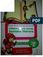 Călătorie În Lumea Textelor Literare - Partea A II-A Var. A