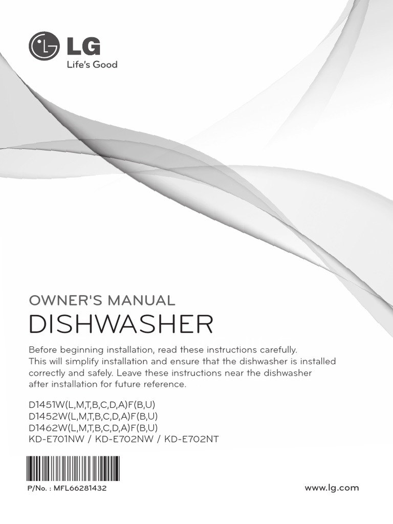 Manual Lavavajillas PDF Dishwasher Ac Power Plugs And Sockets