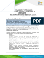 Guia de Actividades y Rúbrica de Evaluación - Unidad 3 - Etapa 6 - Componente Práctico Presencial - Elaboración Del Informe de Salida