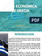 Crisis Economica de Grecia