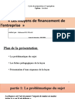 Leçon - Les Moyens de Financement de l'Entreprise-VF