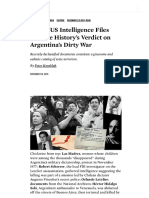2019.11.18 - Secret US Intelligence Files Provide History's Verdict On Argentina's Dirty War