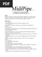 Midi Pipe Read Me