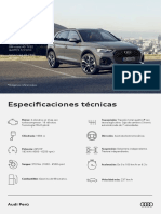 Audi Q5: Especificaciones Técnicas