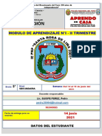 Modulo 01 - Ii Trim. - Ed. Religiosa - 5° Sec.