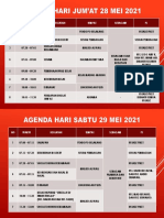 Agenda Hari Jum'at 28 Mei 2021