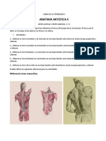 GUIA DE ACTIVIDADES Anatomia Artistica II