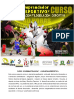 Generalidades Curso de Administracion y Legislacion Deportiva