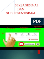 Sudut Seksagesimal dan Sentisimal