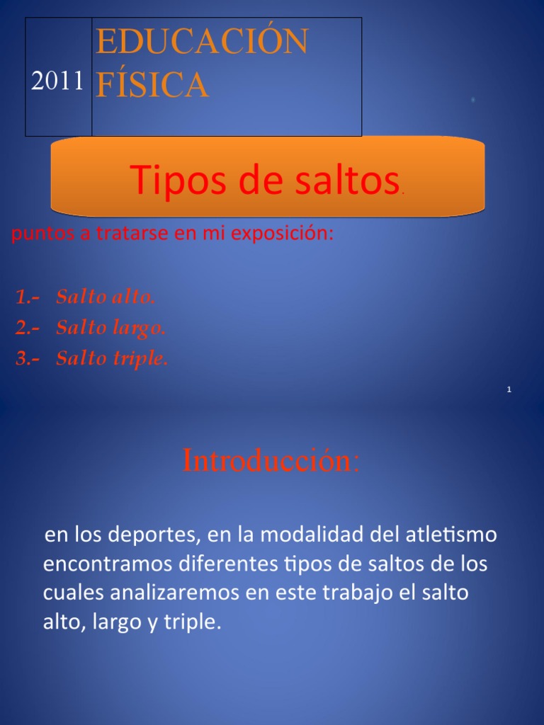 Atletismo Tipos de Saltos | Descargar gratis PDF | Deporte del ...