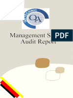 ISO 9001 Audit Report Summary