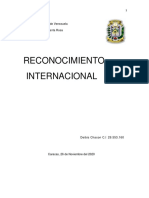 Reconocimiento Internacional. Derecho Internacional